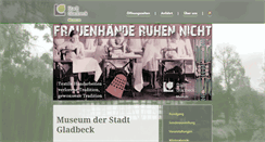 Desktop Screenshot of museum-gladbeck.de