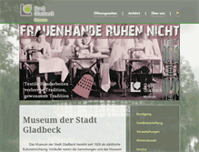 Tablet Screenshot of museum-gladbeck.de